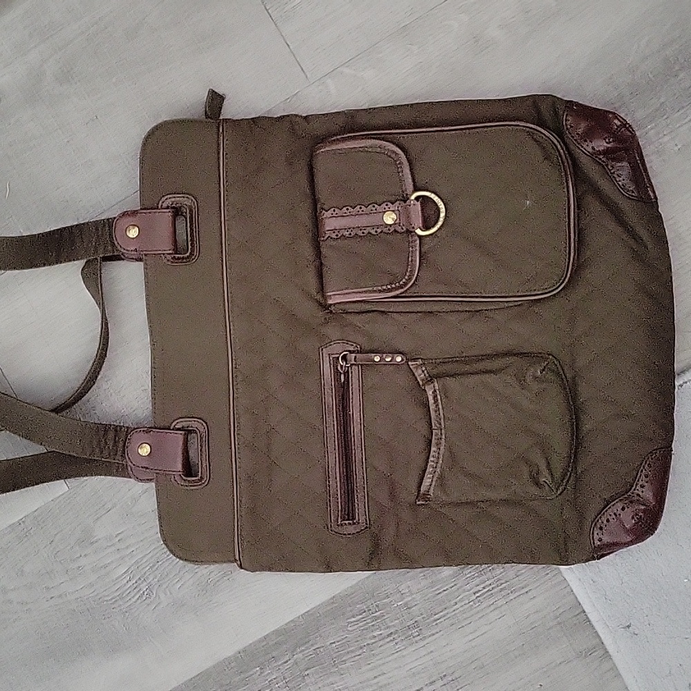 Vera Bradley bag great for school or work.